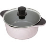 Кастрюля THERMOS TFP-W24 LPK 24 см 4.0L из алюминиевого сплава со стеклянной крышкой 720013